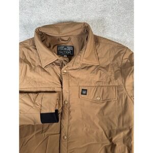 Tactical Distributors Men's Size Medium Thermore Gorpcore Snap Button Military